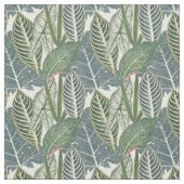 Grüne tropische Blätter Stoff (Muster)