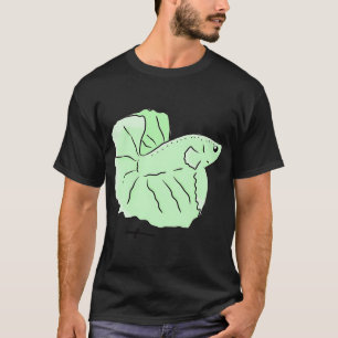 Grüne tropische Fische T-Shirt