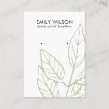 GRÜNE TROPISCHE GEBRAUCHSINFORMATION FAUNA EARRING