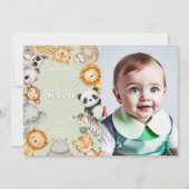 Grüne tropische Jungtiere Einladung (Vorderseite)