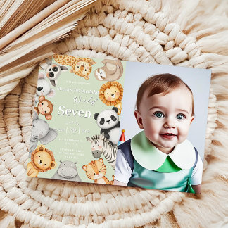 Grüne tropische Jungtiere Einladung