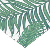 Grüne tropische Palmen-Blätter Kurzer Tischläufer (Ecke)