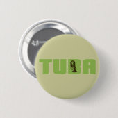 Grüne Tuba-Taste Button (Vorne & Hinten)
