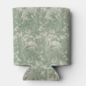 Grüne Tulpentapete Dosenkühler (Rückseite)