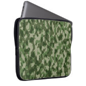 Grüne Tundra-Camouflage Laptopschutzhülle (Vorne Rechts)