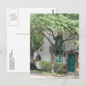 Grüne Tür ©2008 Postkarte (Vorne/Hinten)