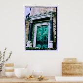 Grüne Tür.. Fotografie von JB Originals Poster (Küche)