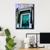 Grüne Tür.. Fotografie von JB Originals Poster (Heimbüro)