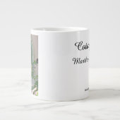 Grüne Tür und Rose - Martha's Vineyard Jumbo-Tasse (Vorderseite)