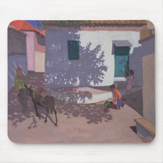 Grüne Tür und Schatten Lesbos 1996 Mousepad (Vorne)