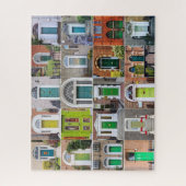 Grüne Türen Irlands Puzzle (Vertikal)