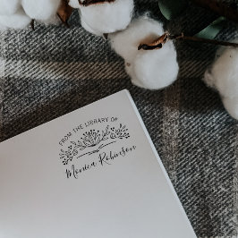 Grüne Typografie botanisch aus der Bibliothek Permastempel