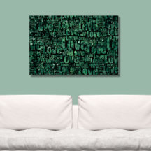 Grüne Typografie-LIEBE