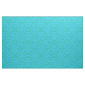 Grüne u. blaue Squiggles u. Wirbel Stoff (Fat Quarter (45,7 x 55,9 cm))