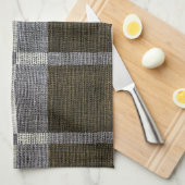 Grüne u. graue küchentuch (Viertel Falte)