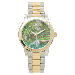 Grüne Überlegungen im Frühjahr Armbanduhr