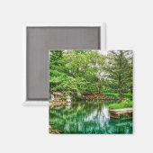 Grüne Überlegungen im Frühjahr Magnet (Vorderseite/Rückseite)