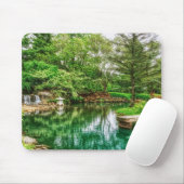 Grüne Überlegungen im Frühjahr Mousepad (Mit Mouse)