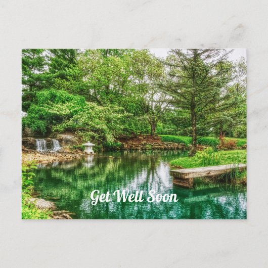 Grüne Überlegungen im Frühjahr werden bald gut Postkarte (Vorderseite)