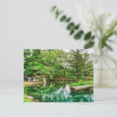 Grüne Überlegungen im Frühling Postkarte (Stehend Vorderseite)