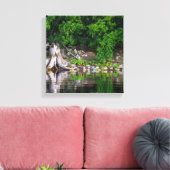 Grüne Überlegungen Leinwanddruck (Insitu (Wohnzimmer))