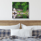 Grüne Überlegungen Leinwanddruck (Insitu (Schlafzimmer))