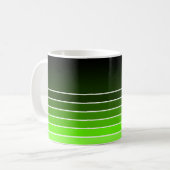 grüne Uhr Kaffeetasse (Vorderseite Links)