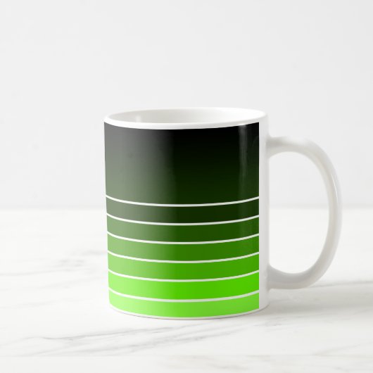 grüne Uhr Kaffeetasse (Rechts)