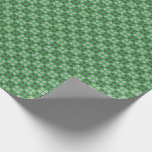 Grüne Umhüllungspapier mit Mikrokontrolle Geschenkpapier (Ecke)