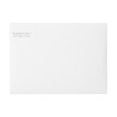 Grüne Umrandung des Botanischen Sketches um das Ad (Vorderseite)