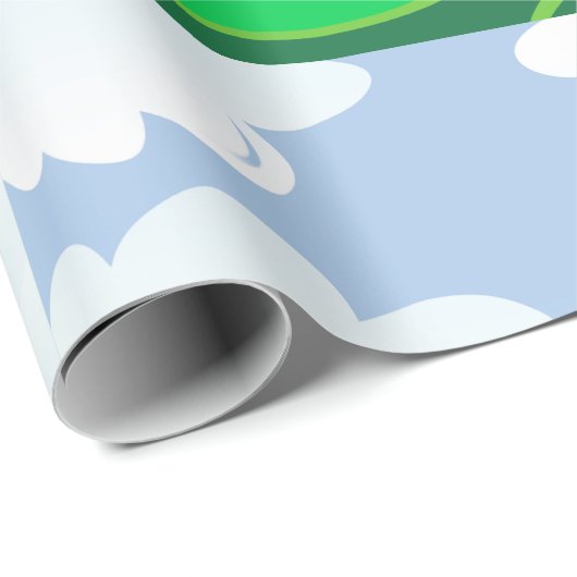 Grüne Umschlagpapier für Golfplätze Geschenkpapier (Rolleneckpunkt)