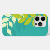 Grüne und Aquamarine Reben Case-Mate iPhone Hülle (Rückseite (Horizontal))