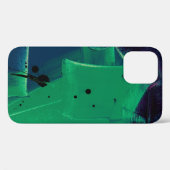 GRÜNE UND BLAUE ABSTRAKTE BILDUNG Case-Mate iPhone HÜLLE (Rückseite (Horizontal))