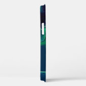 GRÜNE UND BLAUE ABSTRAKTE BILDUNG Case-Mate iPhone HÜLLE (Rückseite / Rechts)