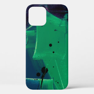 GRÜNE UND BLAUE ABSTRAKTE BILDUNG Case-Mate iPhone HÜLLE