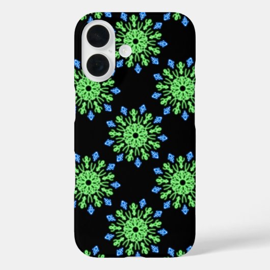 Grüne und blaue Blume Case-Mate iPhone Hülle (Rückseite)