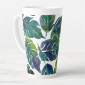 Grüne und blaue Foliage Philodendron Botanical Milchtasse (Linke Ecke)