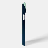 Grüne und blaue Formen Case-Mate iPhone Hülle (Rückseite / Rechts)