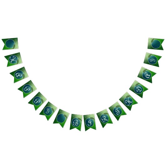 Grüne und Blaue Geburtstagspartei Wimpelkette (Alle)