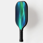 Grüne und blaue, glühende Linien Pickleball Schläger (Links)