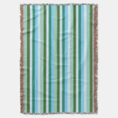 Grüne und blaue Linien Decke (Vorderseite Vertikal)