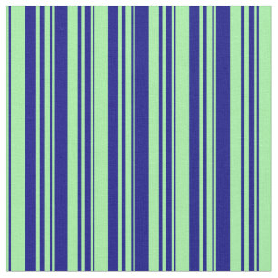 Grüne und blaue Linien Stoff