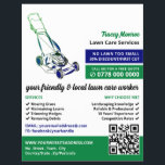 Grüne und blaue Rasenmäher, Rasenpflege Flyer<br><div class="desc">Green & Blue Rasenmäher,  Lawn Care Services Advertising Flyer vom Business Card Store.</div>