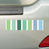 Grüne und blaue Streifen Autoaufkleber (Auf Auto)