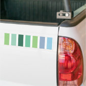 Grüne und blaue Streifen Autoaufkleber (Auf Lkw)
