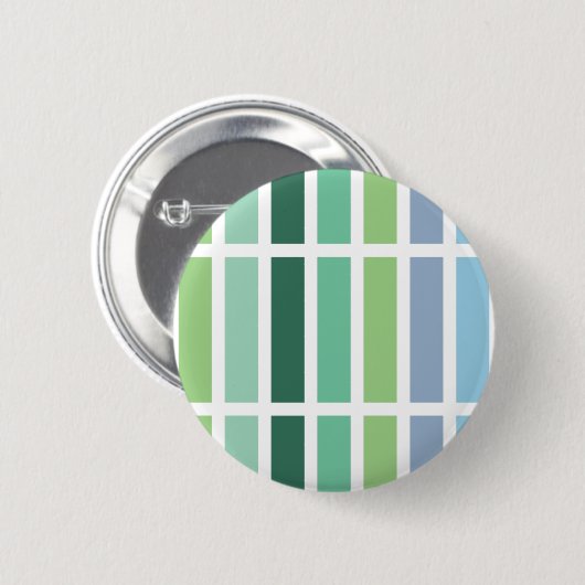 Grüne und blaue Streifen Button (Vorne & Hinten)