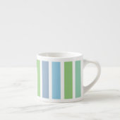 Grüne und blaue Streifen Espressotasse (Rechts)