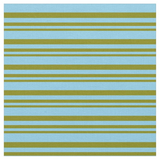 Grüne und blaue Streifen Stoff (Nahaufnahme)