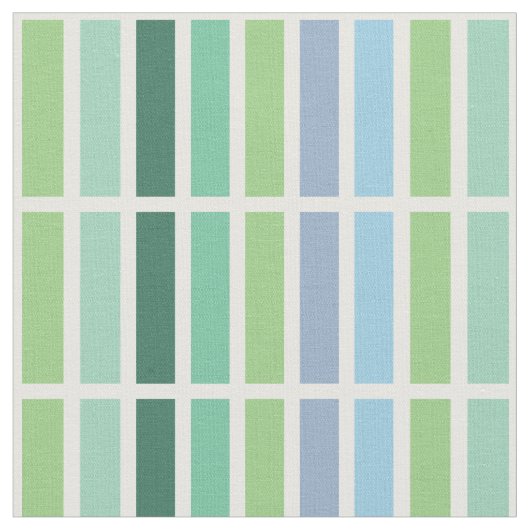 Grüne und blaue Streifen Stoff (Nahaufnahme)