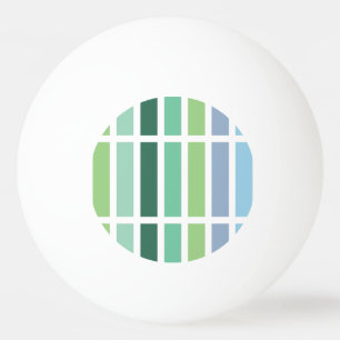 Grüne und blaue Streifen Tischtennisball